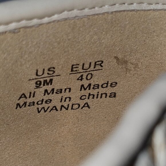 NEW Sam Edelman Wanda Flat Womens 9 Ivory Woven Raffia Pointed Toe Slip On - Picture 14 of 15